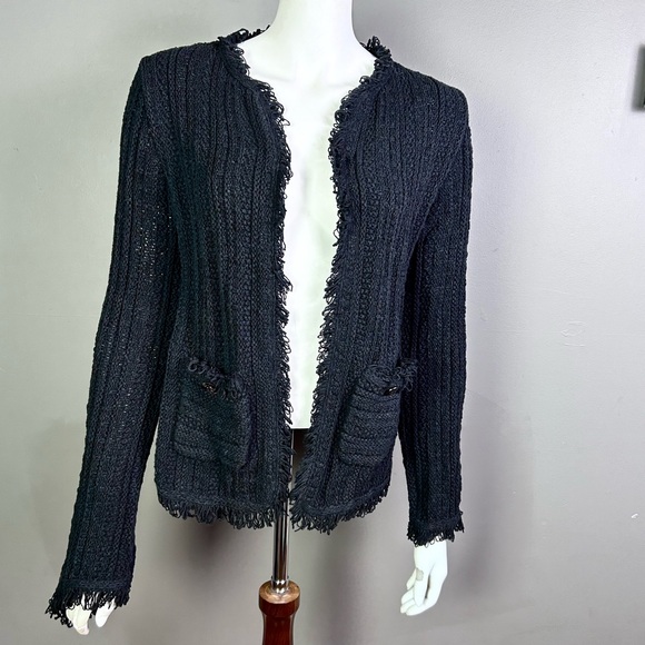 J Crew cardigan sweater small brass buttons capsule old money coastal grandma - Picture 3 of 11